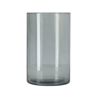 Imp vase Levi Cylinder Dark Gray Transp. H21 D14