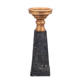 PTMD Candlestick Laya gold-black 34 cm