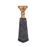 PTMD Candlestick Laya Gold-black 45 cm