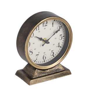 Clock around Caroline S Metal 13x6.5x15cm