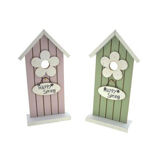 Birdhouse Happy Spring 26 cm assorti