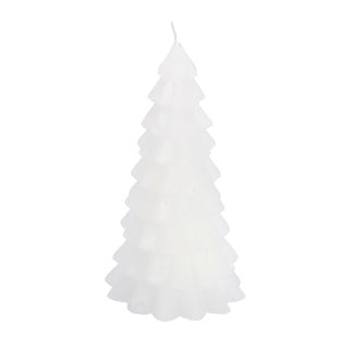 Candle Boom White 10x10x20cm
