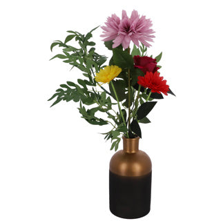 Countryfield bottle vase Madelon's black copper 26 cm
