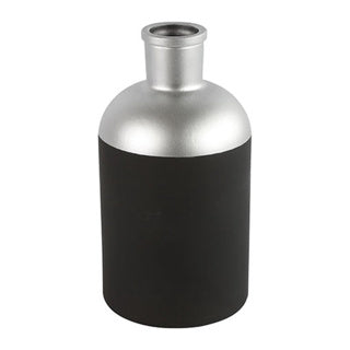 Countryfield bottle vase madelon s black silver 26cm