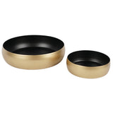 Scale Gold Matt Black 14,5 cm 2 Assorti Set de 2
