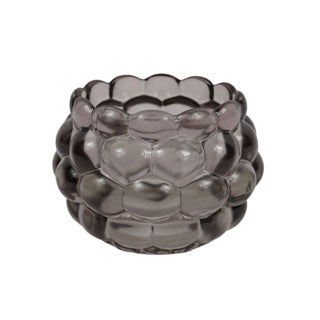 Tealight holder glass 11.5 cm 3 assorti