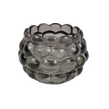 Tealight holder glass 11.5 cm 3 assorti