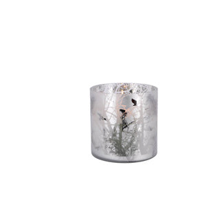PTMD Tealight holder Winty White XL 15 cm