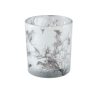 PTMD Tealight holder Winty White M 10 cm