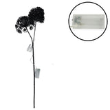 Art flower Heracleum Countryfield LED Black 75 cm