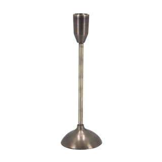 Candlestick aluminum bronze 7.5x7.5x23.5cm