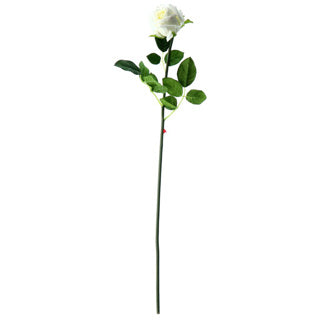 Artificial flower rose branch Creme 56 cm