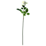 Artificial flower rose branch Creme 56 cm