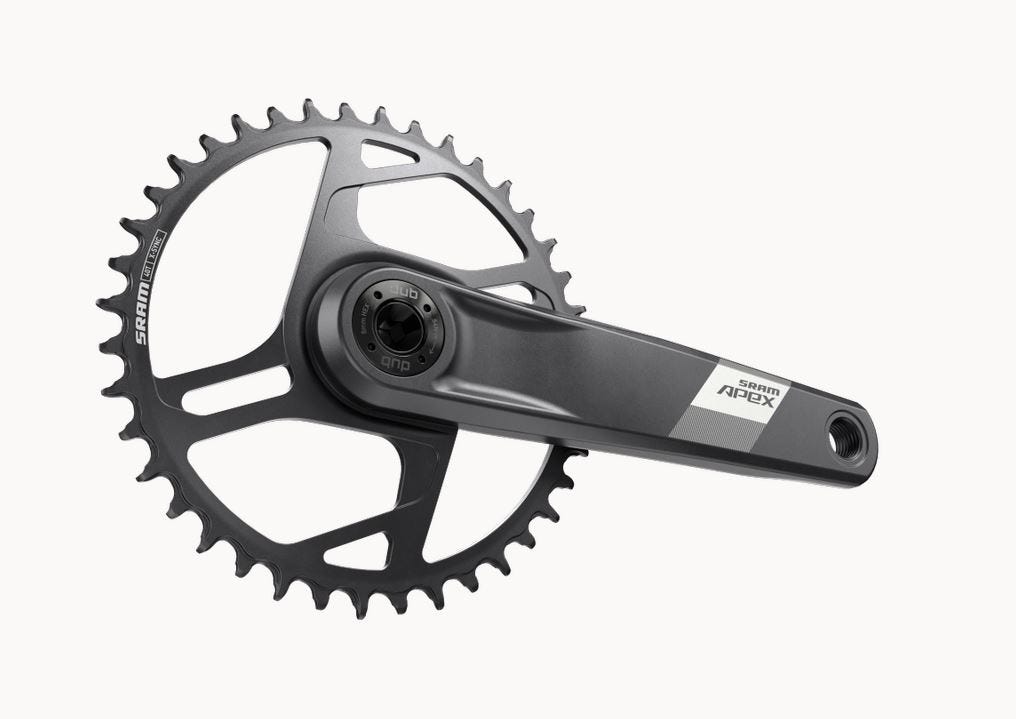 Sram crankset crankset apex 1x wide dub 170mm direct mount 40t (bb not included)