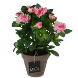Artificial plant azalea pink in pot