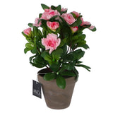 Artificial plant azalea pink in pot