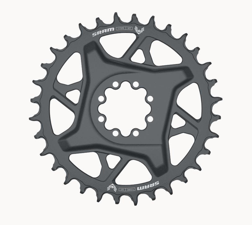 Anel de corrente de transmissão Sram gx eagle gx eagle trans. 32t cinza