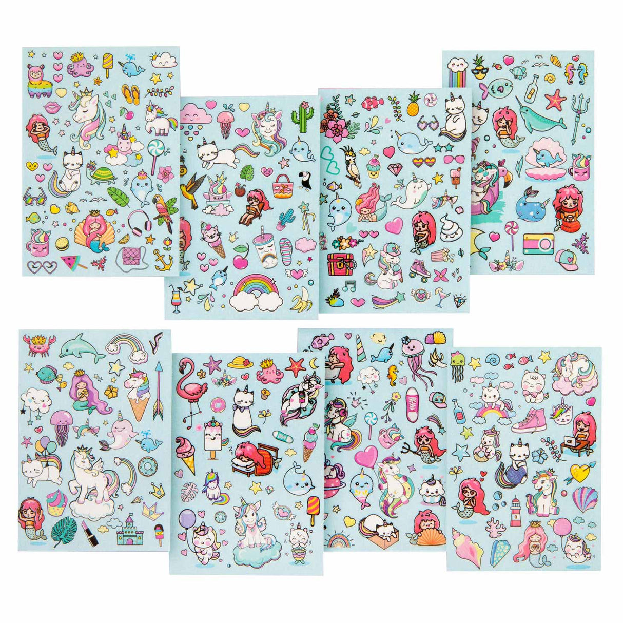 Livre d'autocollants à paillettes Creative Craft Group a5 - bleu