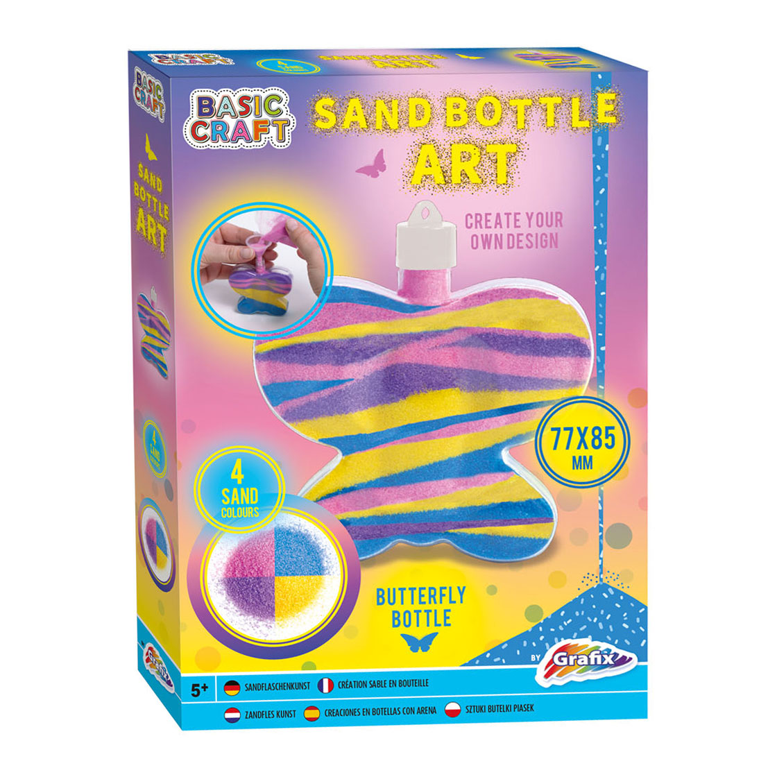 Groupe d'artisanat créatif Zandkunst Vlinder