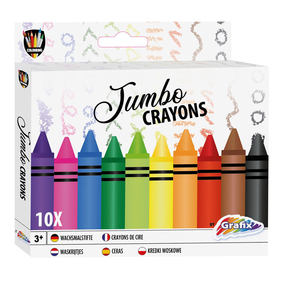 Creative Craft Group Jumbo Krijtjes Artist, 10st.