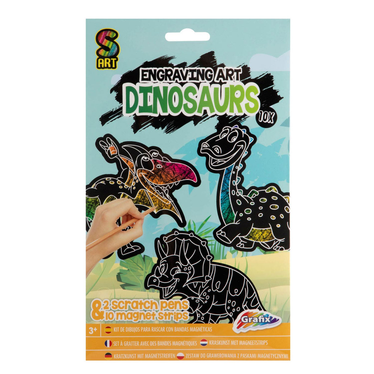 Scratch Set Magnet Fairies, 10st.