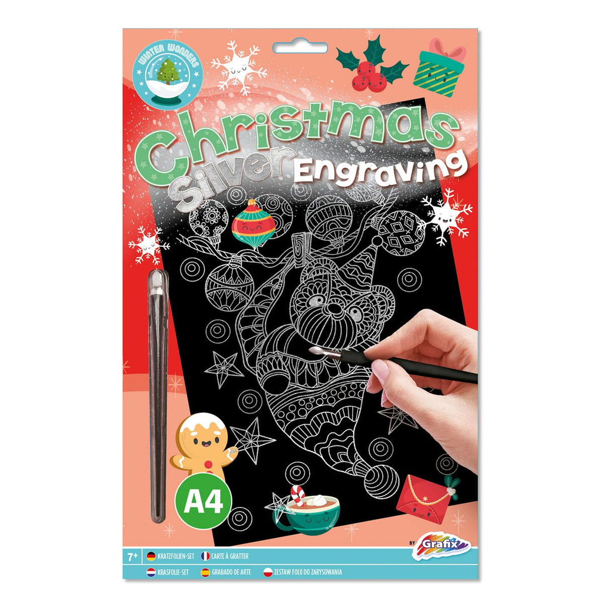 Creative Craft Group Noël Scratch Art A4