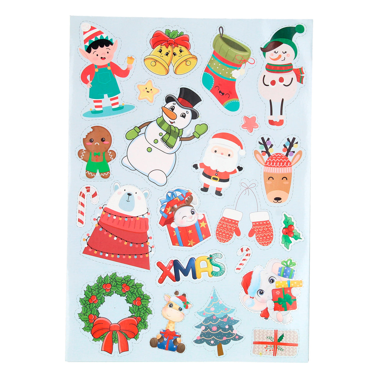 Creative Craft Group de Noël StickerBoek A4, 8 feuilles