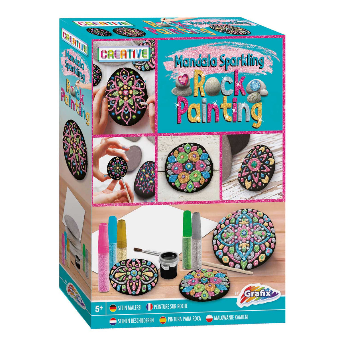 Grafix Stones Paint Mandala mousserende