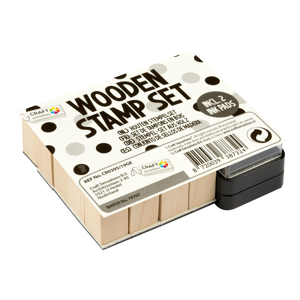 Creative Craft Group Wooden Stamp Set - Figures, 27dlg.