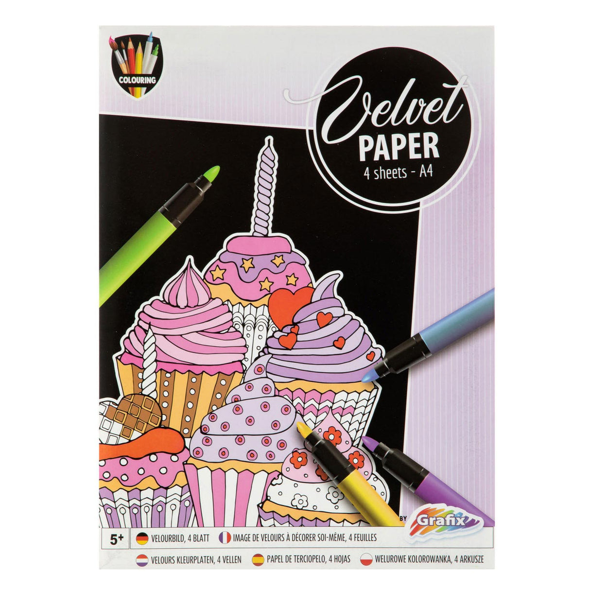 Kreativ Handwierksgrupp Handwierk Set Velvet Pabeier