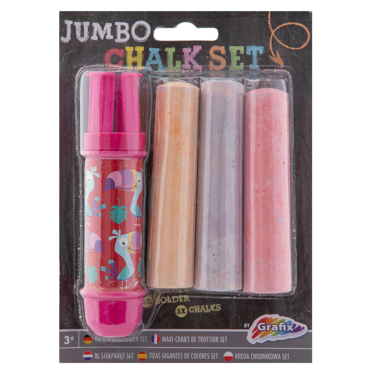 Creative Craft Group Jumbo Chalk Holder + Chalk, 3st.