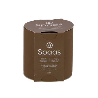 Spaas Glow scented candle 35h - Warm Wonder