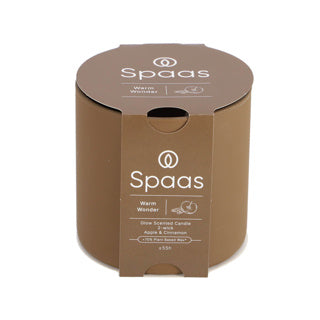 Spaas Glow duftende stearinlys 2 -Wiek 55H - Varmt undring