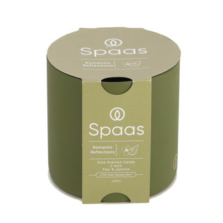 Candela profumata Spaas Glow 2 stoppini 55 ore - riflessi romantici | 3 pezzi