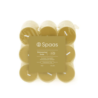 Spaas scented clearlights block pack x18 4.5 hours - shimmering smile | 4 pieces