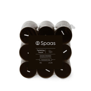 Spaas scented clearlights block pack x18 4.5 hours - twinkling touch | 4 pieces