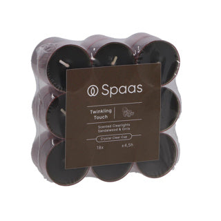 Spaas scented clearlights block pack x18 4.5 hours - twinkling touch | 4 pieces