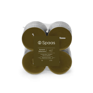 Spaas maxi parfuméiert Téi Luuchten Block Pack x8 10h - romantesch Reflexiounen | 4 Stéck