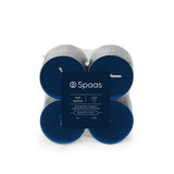 Spaas maxi scented tea lights block pack x8 10h - soft sunrise | 4 pieces