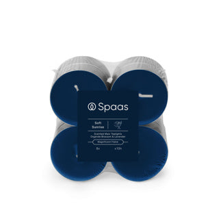 Spaas Maxi Geurthelicht Block Packing X8 10h - Soft Sunrise