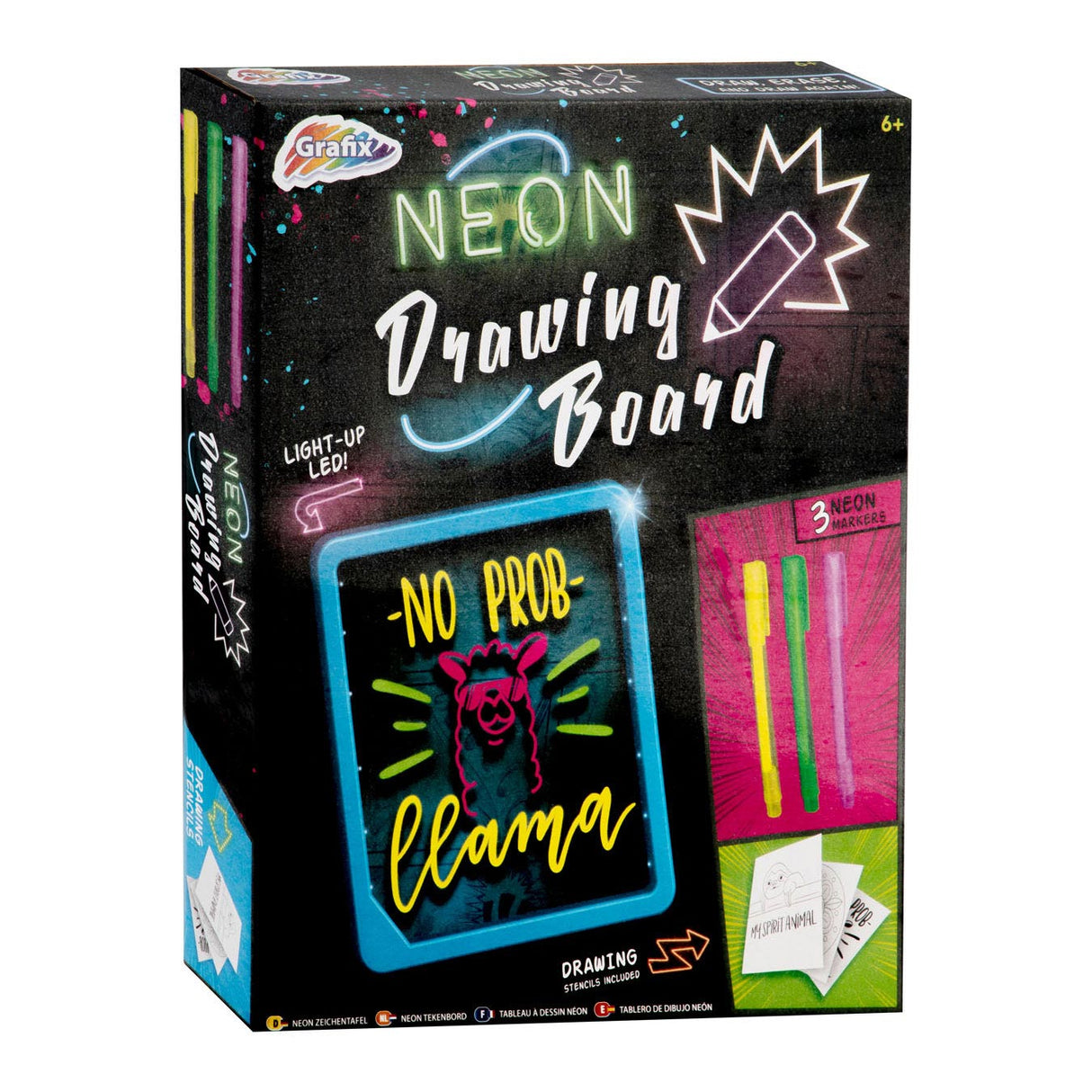 Neonová kresba se světlem
