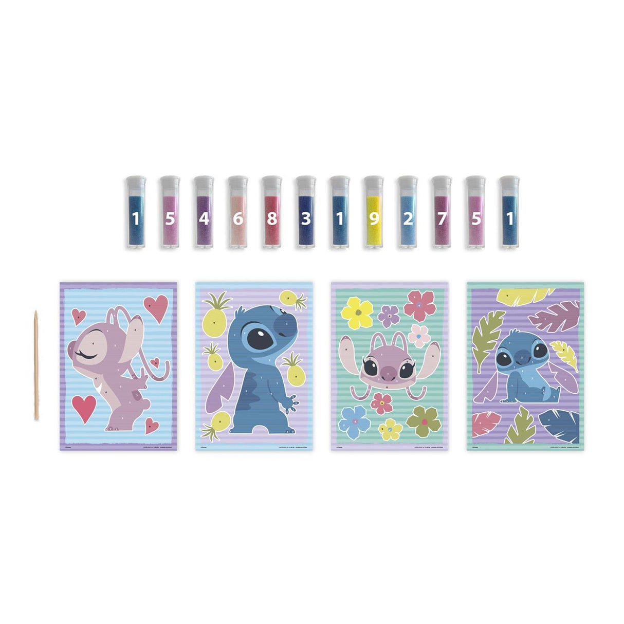 Disney moxy stitch sand painting