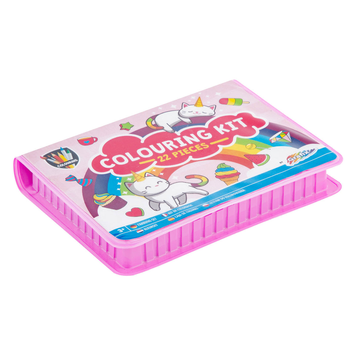 Grafix Faarf Koffer kleem Unicorn, 22dlg.