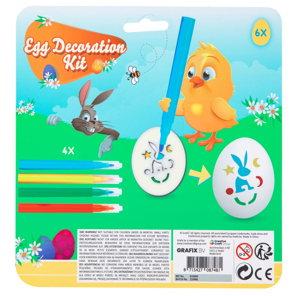 Set decorativo di Grafix Egges