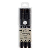 Nassau fine art nassau calligraphy markers, 3 pcs.