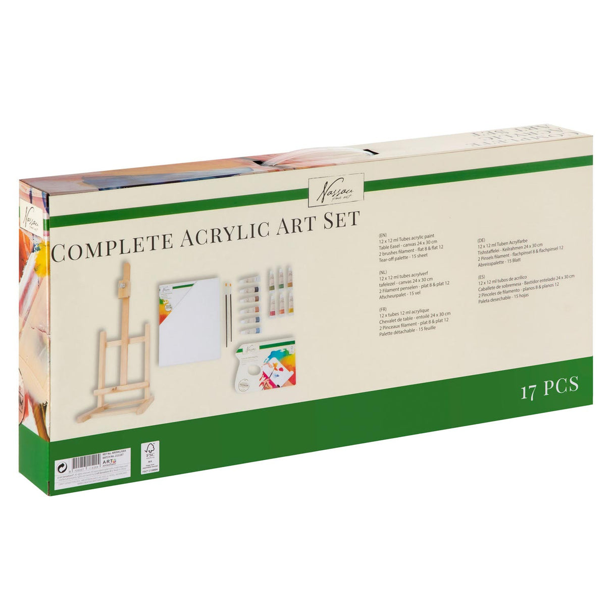 Nassau Fine Art Nassau Complete Acryl Set, 17DLG.
