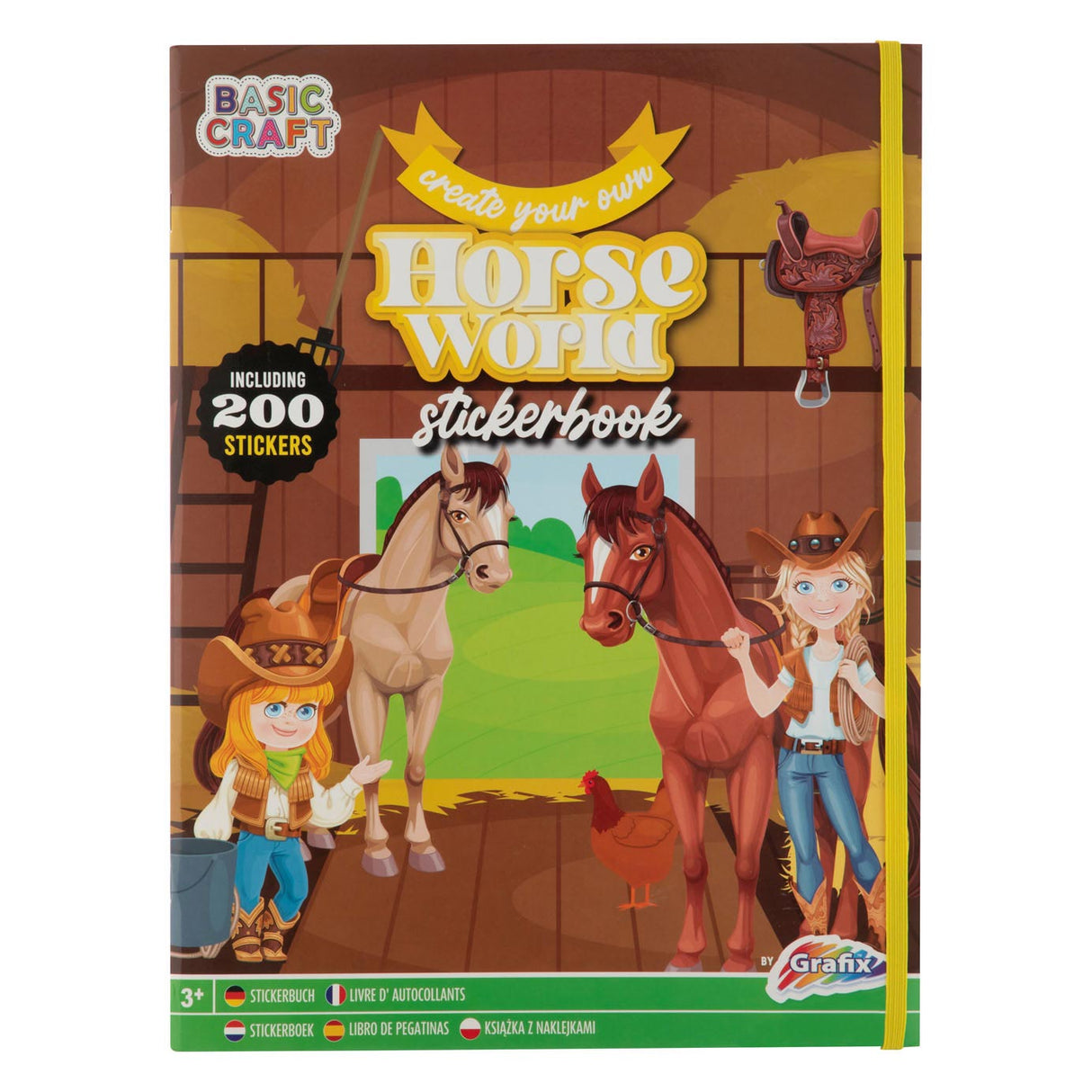 Klistremerkebok magiske hester, 200 klistremerker