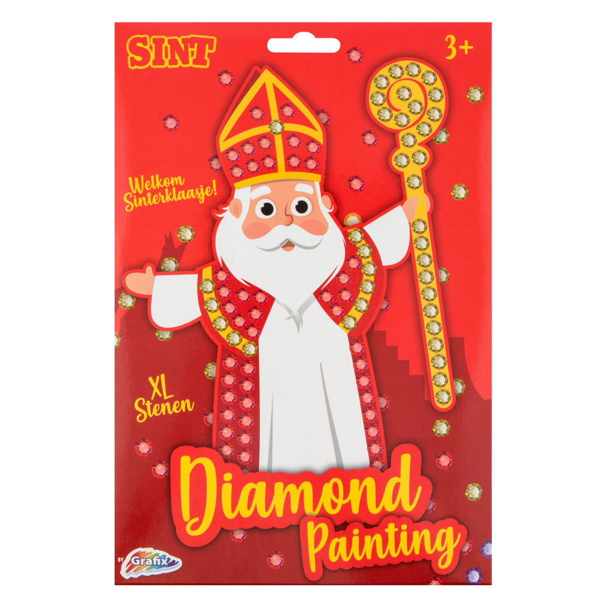 Grafix Sinterklaas Mosaik Diamond Molerei - Xl Steng