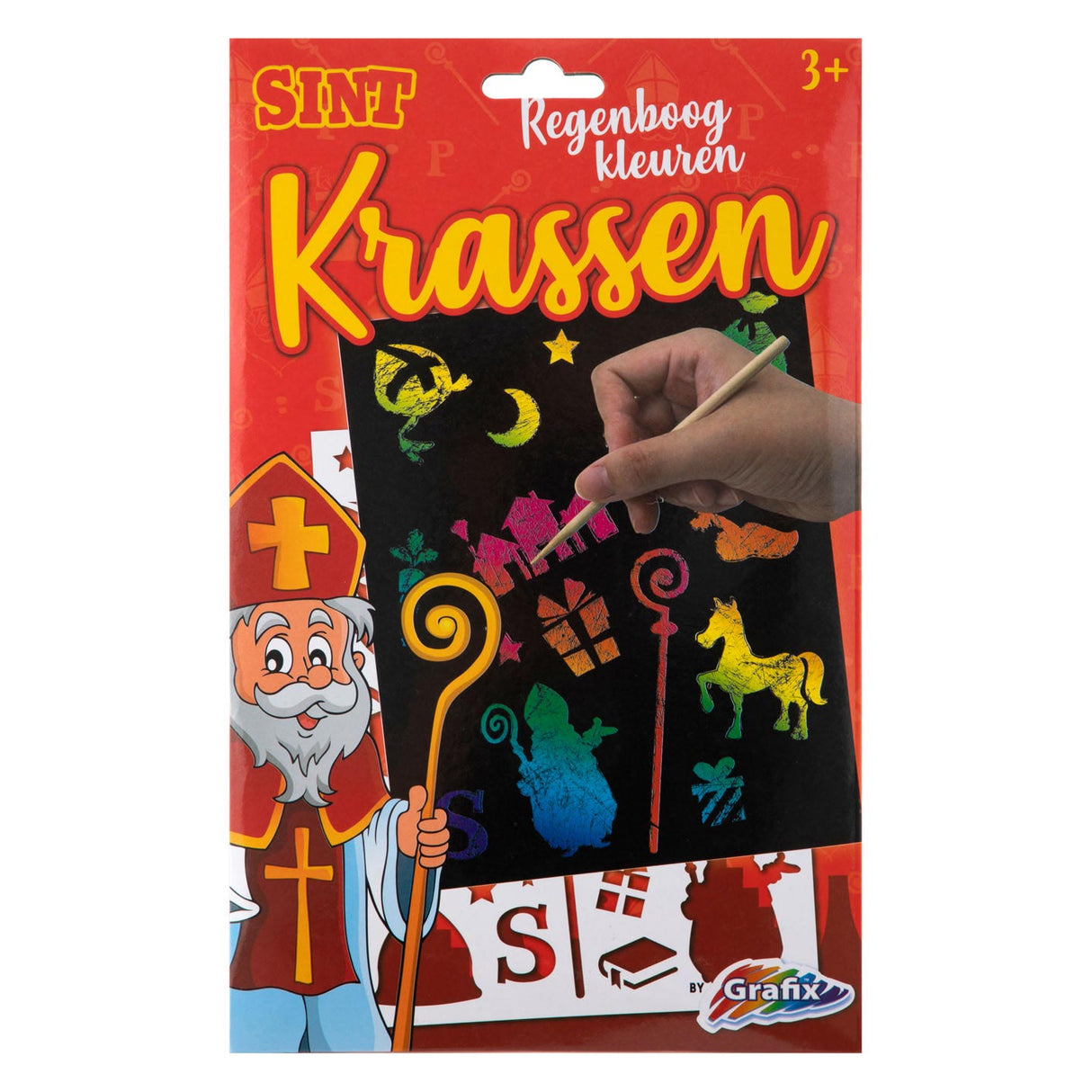 Sinterklaas poškrábají duhové barvy