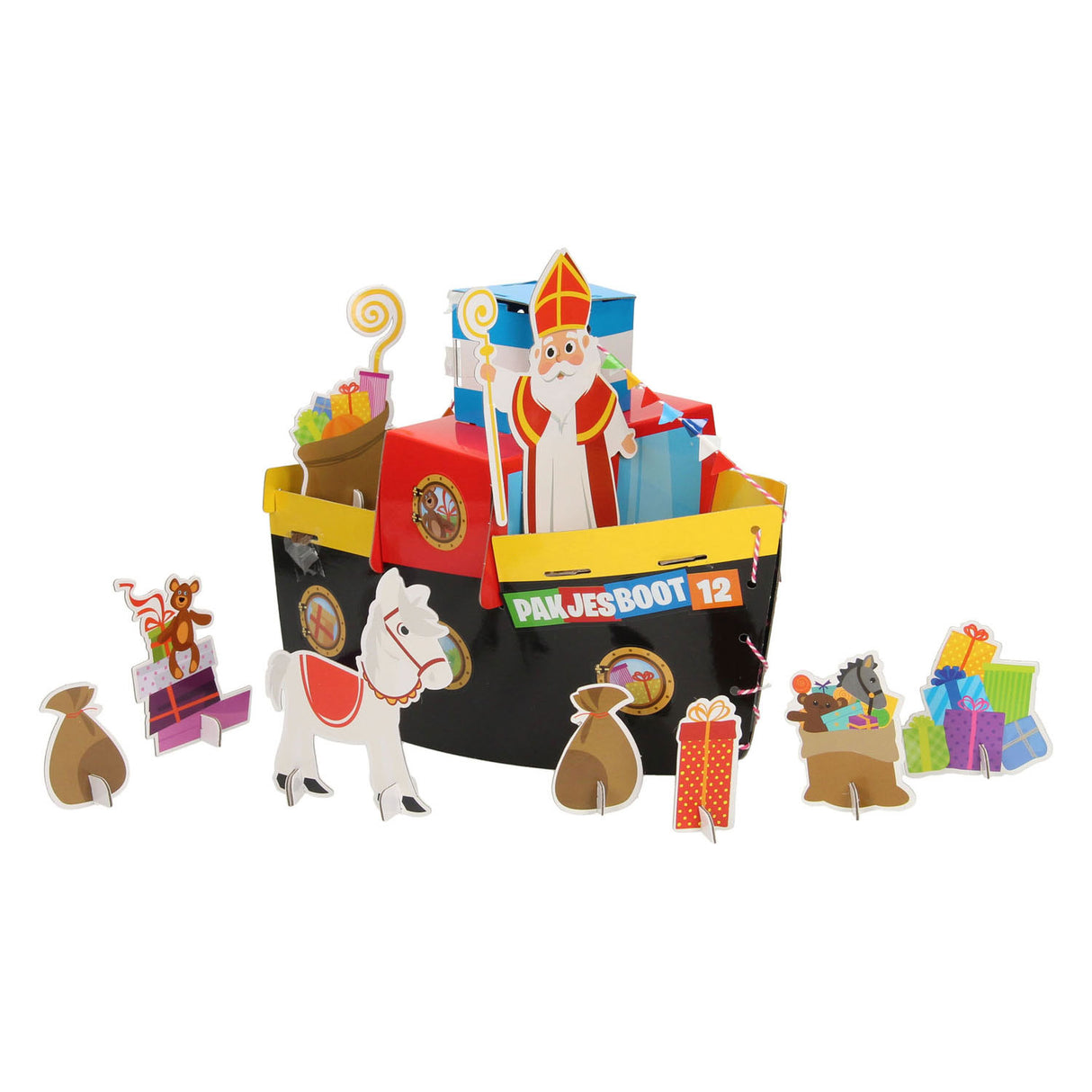 Sinterklaas Craft Set - Machen Sie Ihr eigenes Dampfschiff